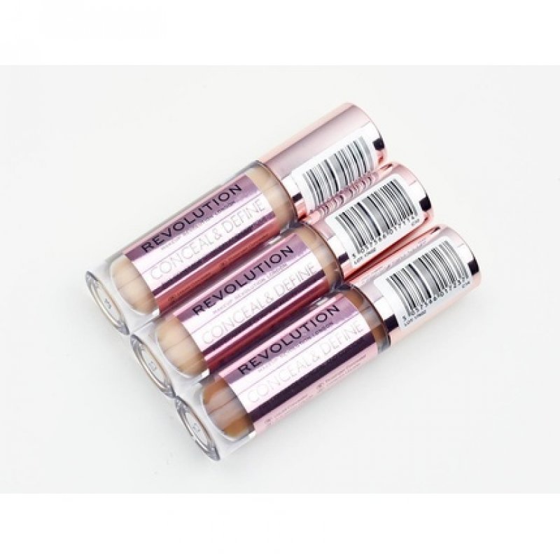 Makeup Revolution Conceal and Define Full Coverage Concealer and Contour - All Shades