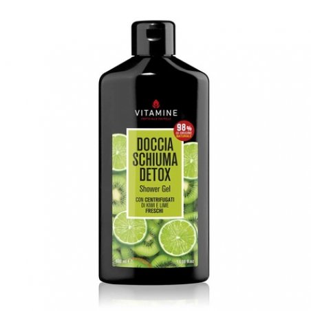 Vitamin Shower Foam Detox 400 with Centrifuges of Kiwi and Fresh Limes