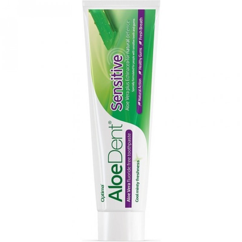 Aloe Dent Sensitive Aloe Vera Toothpaste Fluoride Free 100ml