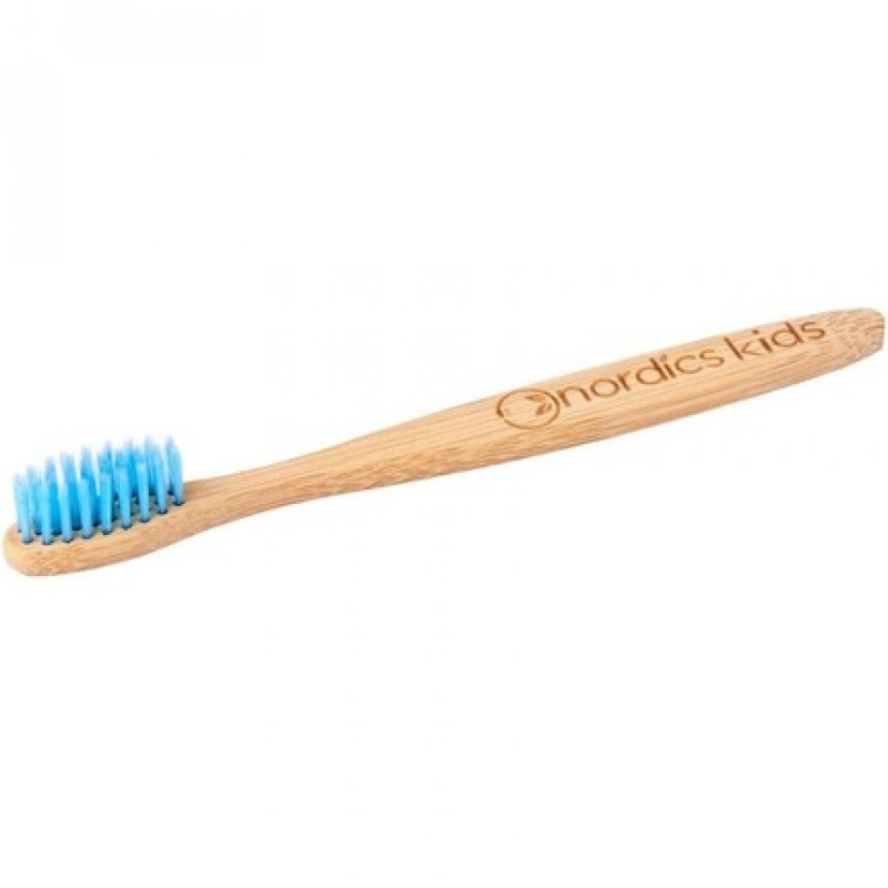 Nordics Organic Care Eco Kids Bamboo Toothbrush with Blue Bristles