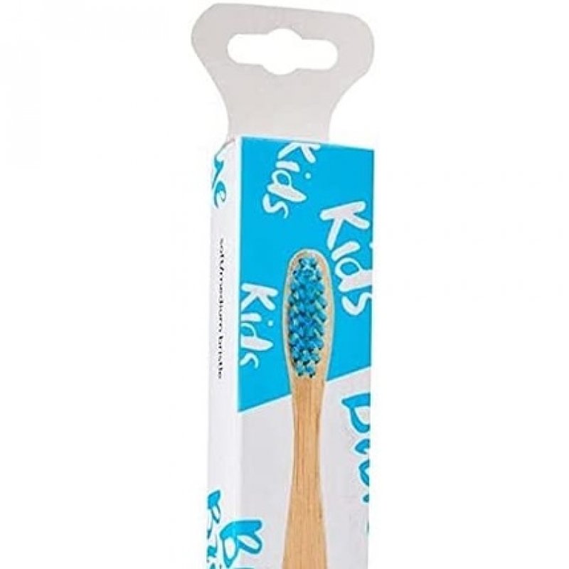 Nordics Organic Care Eco Kids Bamboo Toothbrush with Blue Bristles