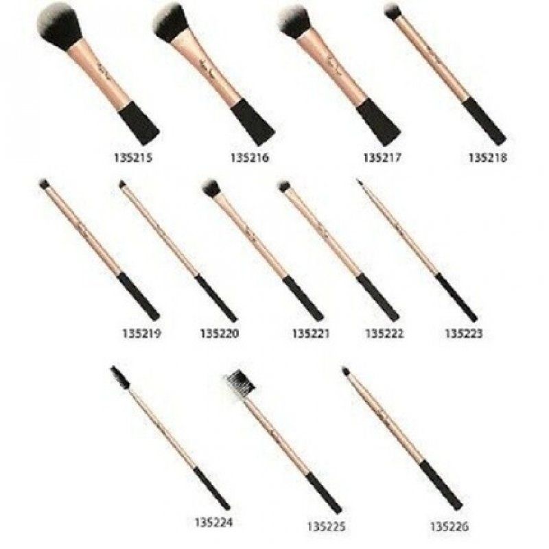 PEGGY SAGE Rose Gold Nylon Lip and Hair Brush 135226 - New in Blister