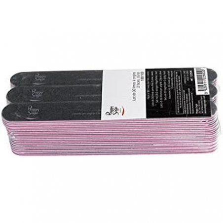 Peggy Sage Lime Noire Double-Sided Nail File 30 Pack 122970