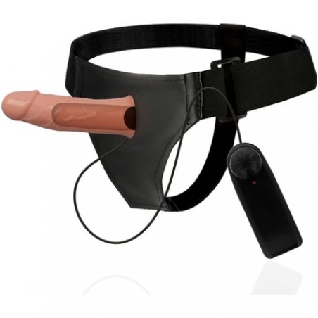 Harness Attraction Gregory Strap-On Hollow Extender Vibrator 16.5 x 4.3 cm