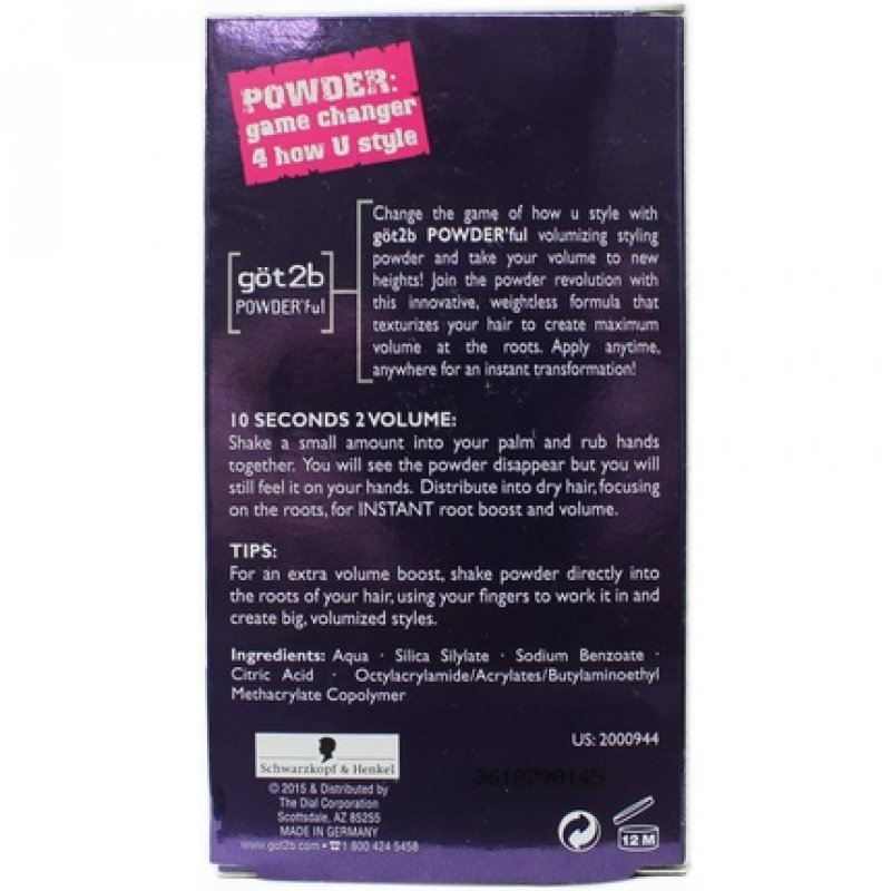 Schwarzkopf Got2B Powder Ful Styling Hair Powder