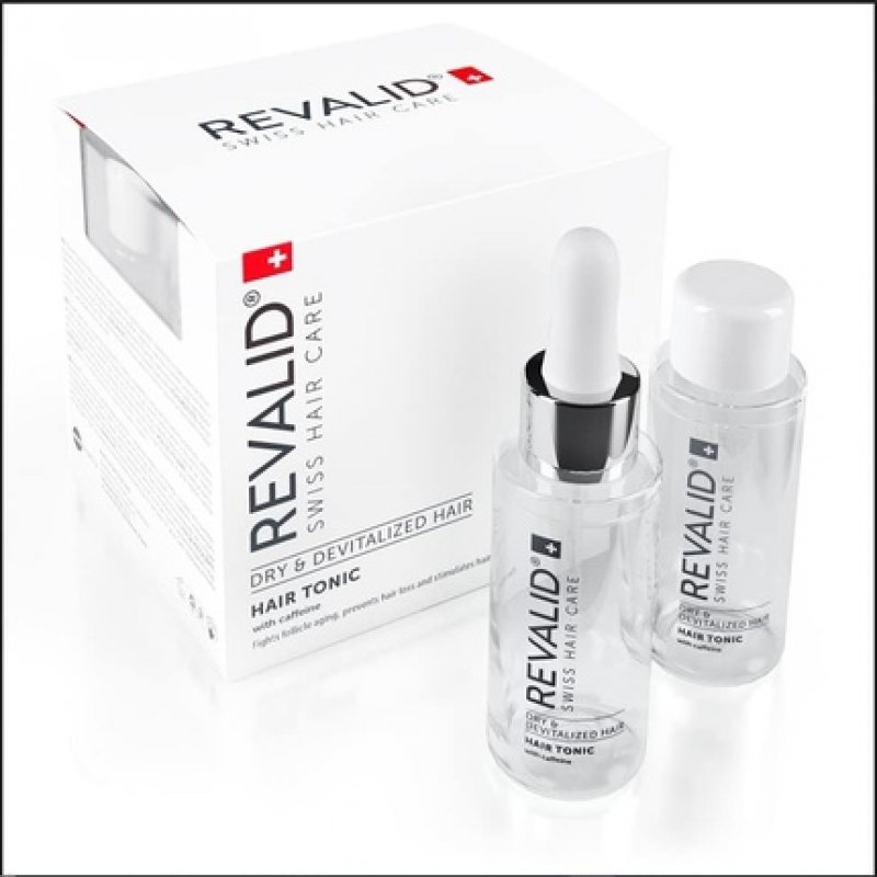 Revalid Tonic with Caffeine and Natural Hair Extracts 30ml - Pack of 4