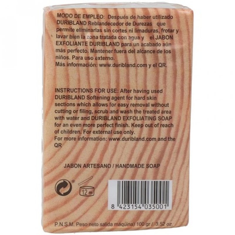 Duribland Artisan Exfoliating Soap 100g for Pedicure
