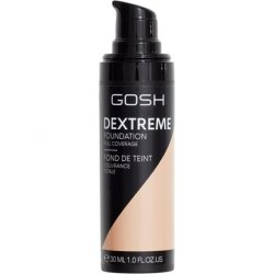 GOSH Dextreme Full Coverage Foundation 30ml - Vegan Makeup for Flawless Complexion - Cover Pimples and Dark Circles -