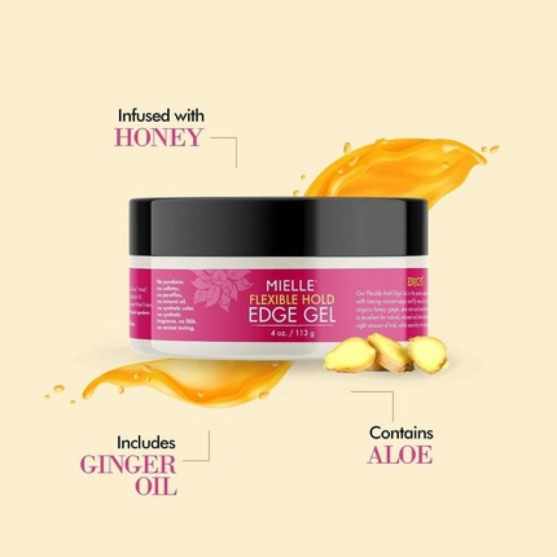 Mielle Organics Flexible Hold Honey & Ginger Edge Gel 113ml