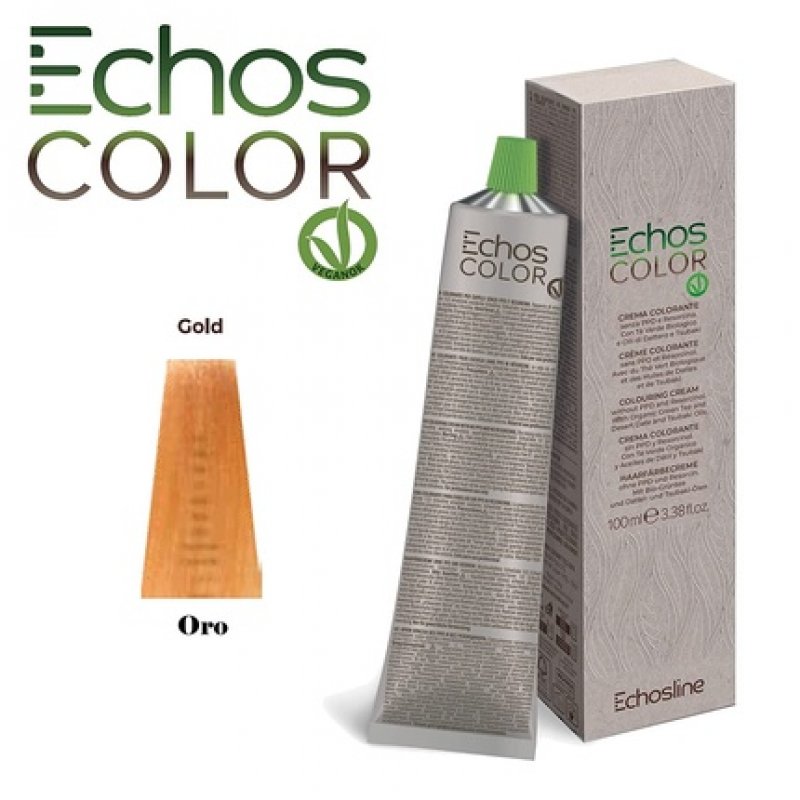 NEU Echos Color Pure Colors Gold Hair Color Cream without PPD and Resorcin 100ml