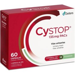Deiters Cystop Red Blueberry Tablets for Cystitis with D-Mannose 60 Capsules