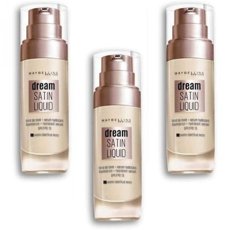 Maybelline New York Dream Satin Liquid Foundation 03 True Ivory 30ml