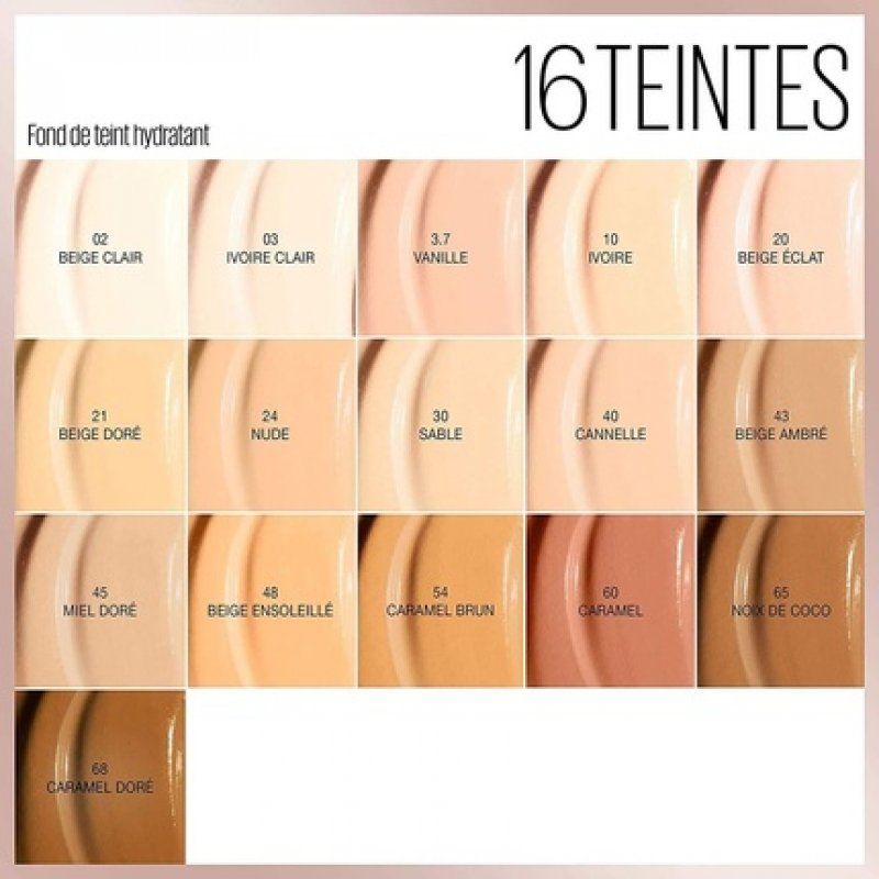 Maybelline New York Dream Satin Liquid Foundation 03 True Ivory 30ml