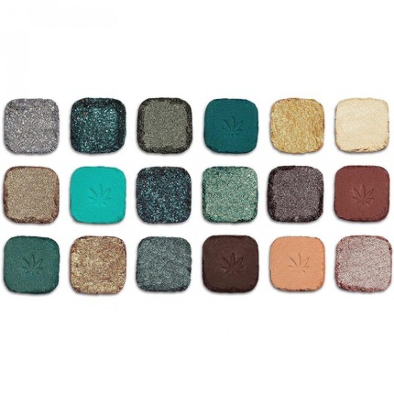 Makeup Revolution Forever Flawless Eyeshadow Palette with Cannabis Sativa 18 Shades 19.8g