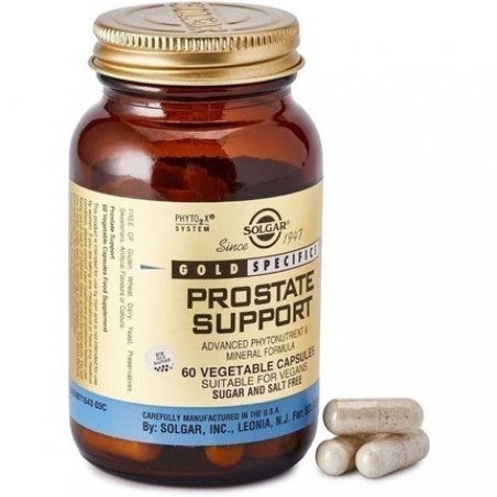 Solgar Gold Specifics Prostate Support Vegetable Capsules 60 Capsules - Maintain Normal Testosterone Levels - Healthy