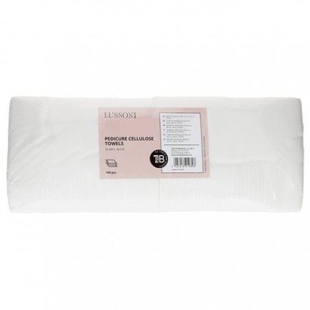 T4B LUSSONI Cellulose Pedicure Disposable Towels 50cm x 40cm