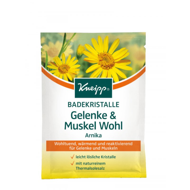 Kneipp Bath Crystals Arnica Active Soothing and Reactivating 60g