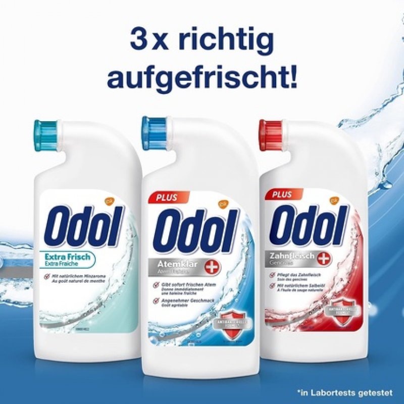 Odol Extra Fresh Mouthwash Alcohol-Free Concentrate 125ml