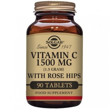 Solgar Vitamin C 1500mg with Rose Hips Tablets 90 Count