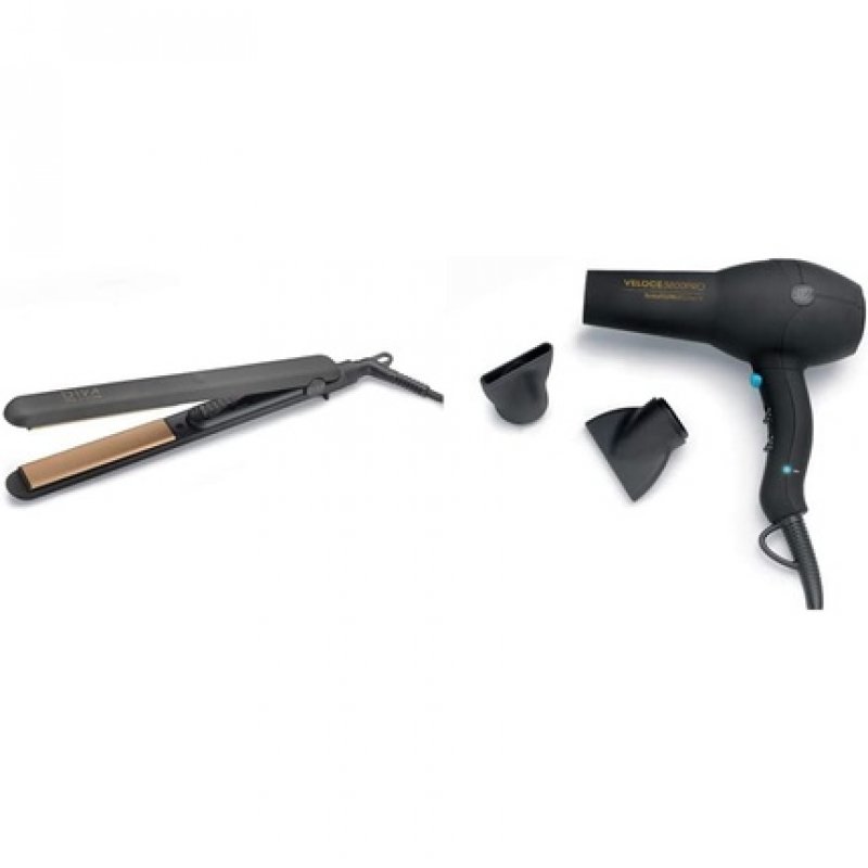 Diva Pro Styling Elite Straightener Arabian Night with Macadamia Argan Oil and Keratin Infused Ceramic Plates & Edit