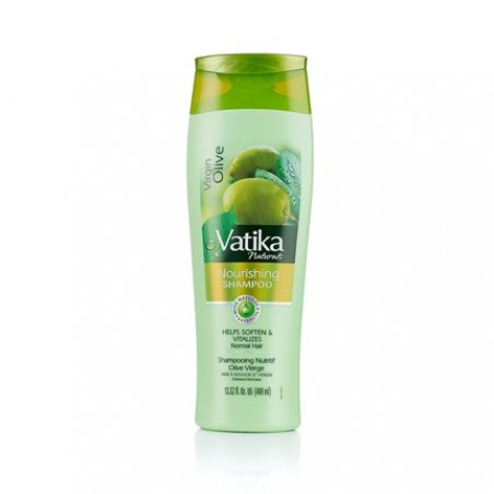 Dabur Vatika Naturals Shampoo for Women Nourish and Rejuvenate Your Natural Hair 400ml Bottle Virgin Olive