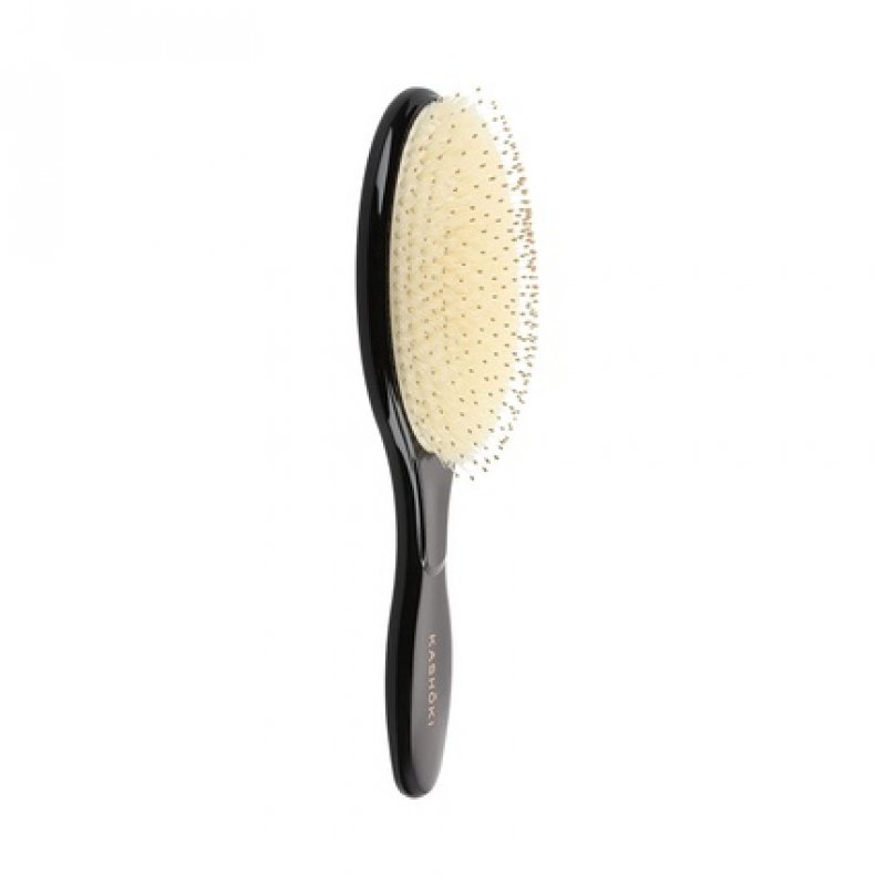 TB TOOLS FOR BEAUTY Kashoki Professional Hair Brush Smooth White Large Oval