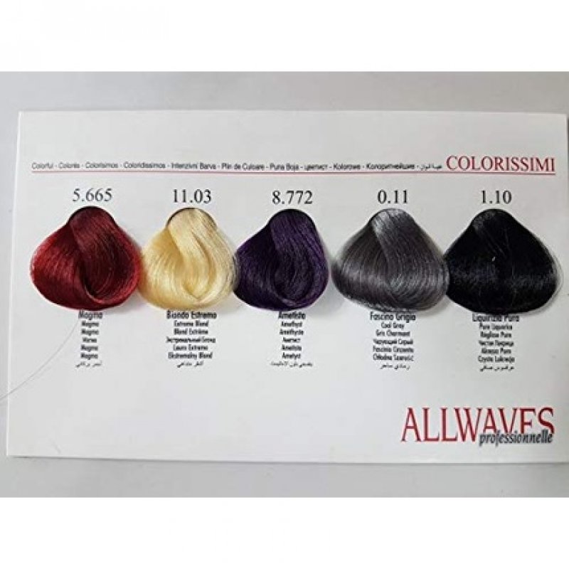 ALLWAVES Professional Cream Color 0.11 Cool Grey Hair Color 100ml