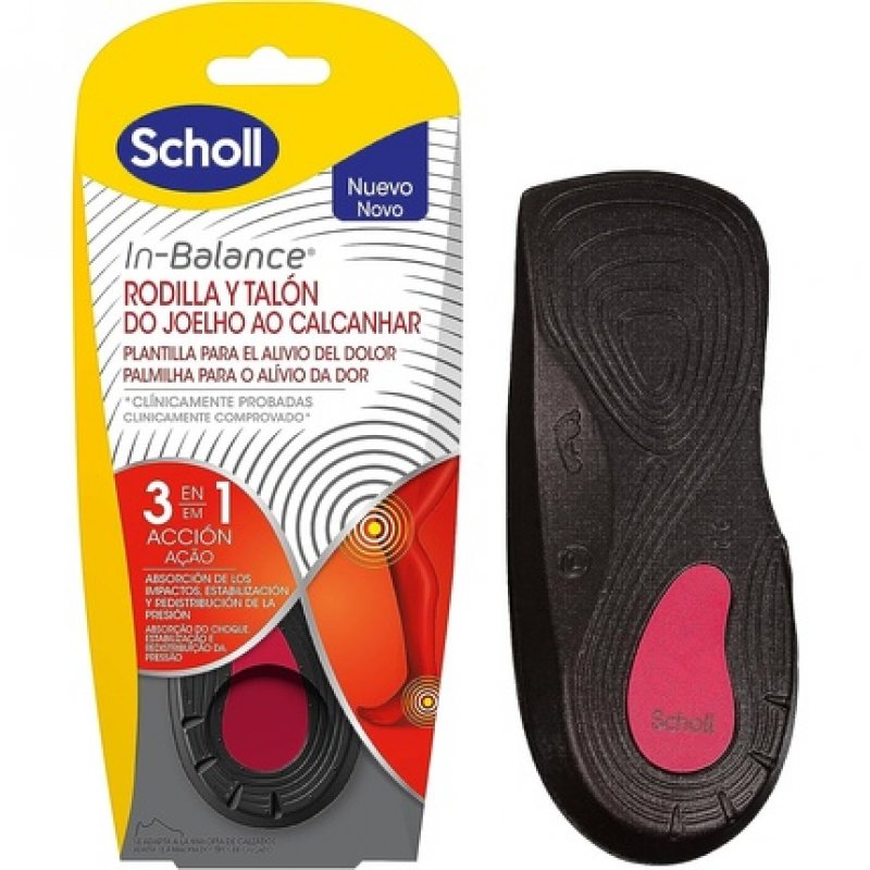 Scholl in-Balance Biomechanical Insoles for Knee and Heel Pain Relief Size S (5-7.5)