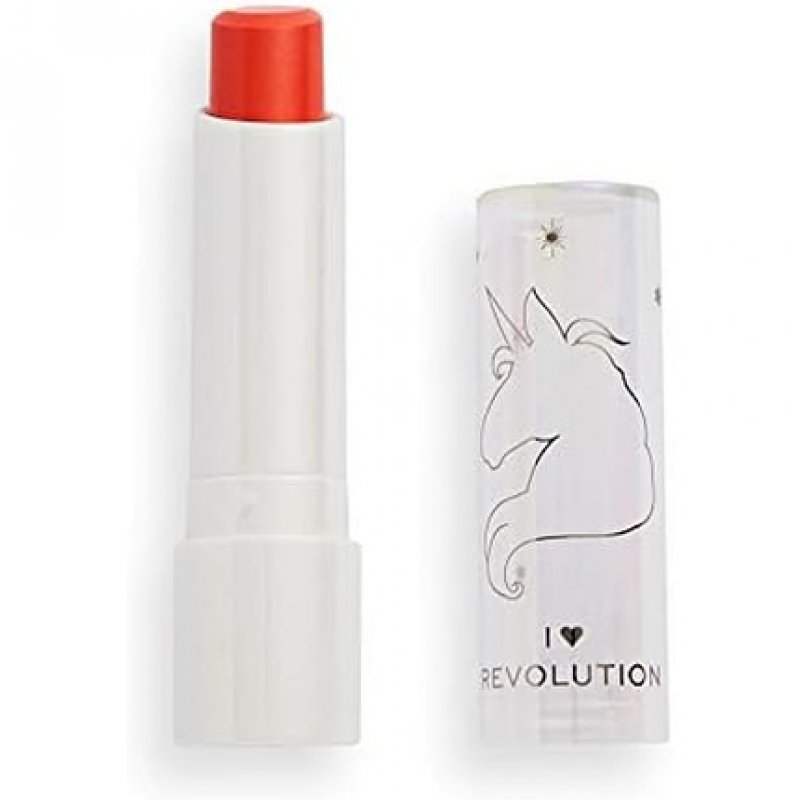 I Heart Revolution Unicorn Heart Glow Lip Balm with Magical Shine and Vanilla Flower Scent 2.7g