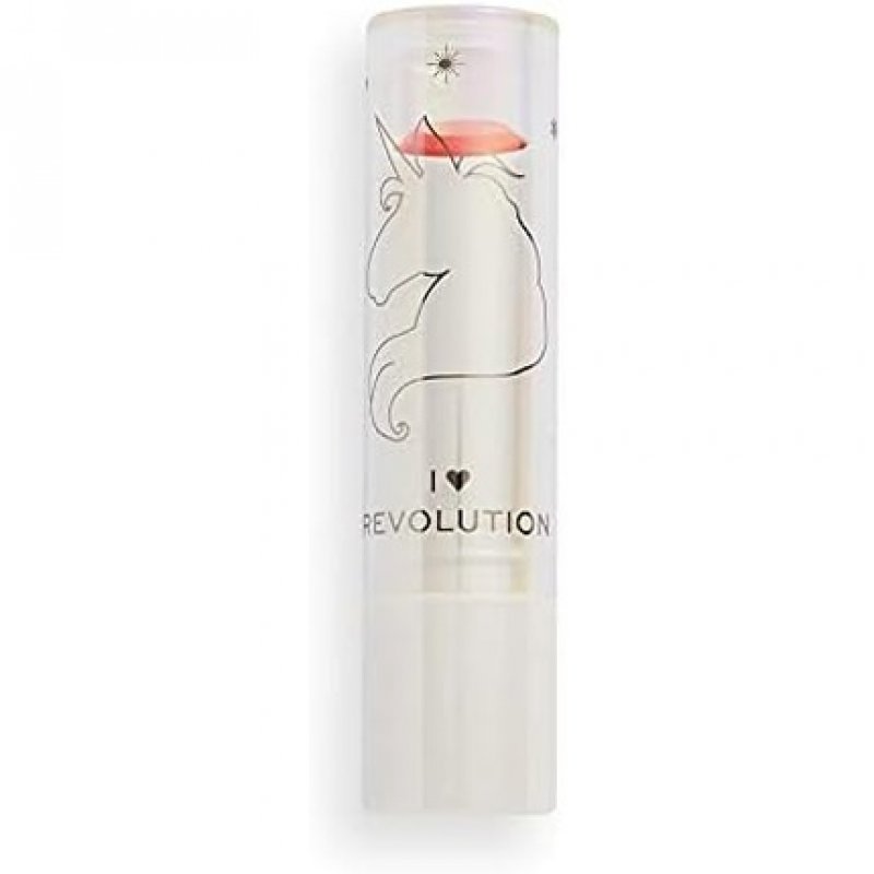 I Heart Revolution Unicorn Heart Glow Lip Balm with Magical Shine and Vanilla Flower Scent 2.7g