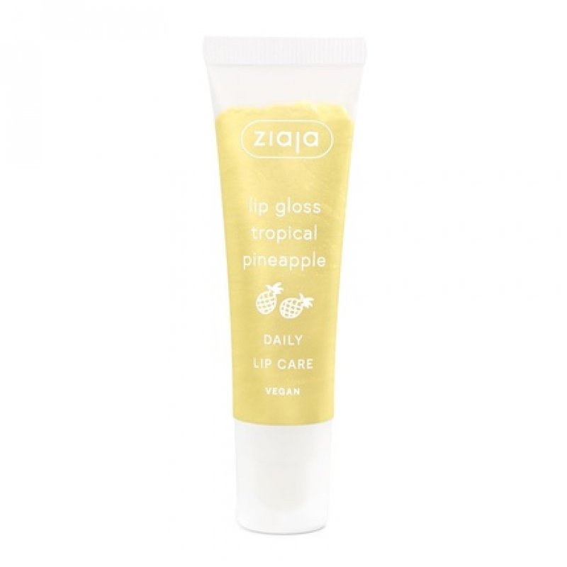 Lip Balm with Tropical Pineapple Lip Gloss