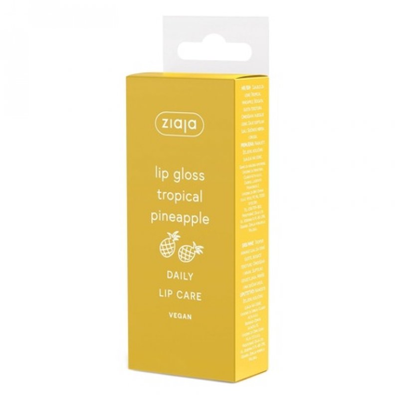 Lip Balm with Tropical Pineapple Lip Gloss