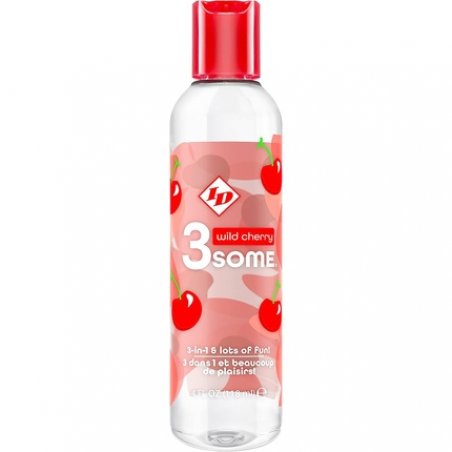 ID 3Some 3 in 1 Lick Massage Lotion Lube 118ml Passion Fruit Flavour Warming Massage Gel