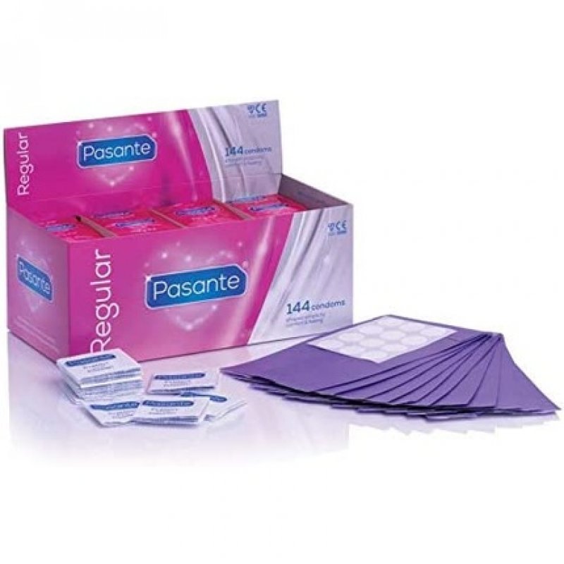 Pasante Regular Condoms with Comfort Form 144 Pieces