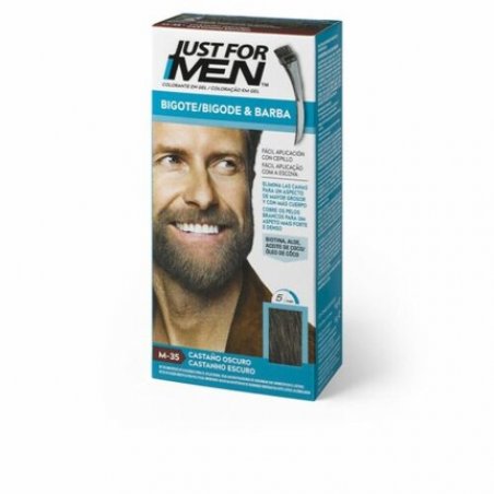Just For Men Coloring Gel Mustache, Beard And Sideburns dark brown 15ml