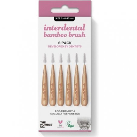 The Humble Co Bamboo Interdental Brush Size 0 Purple