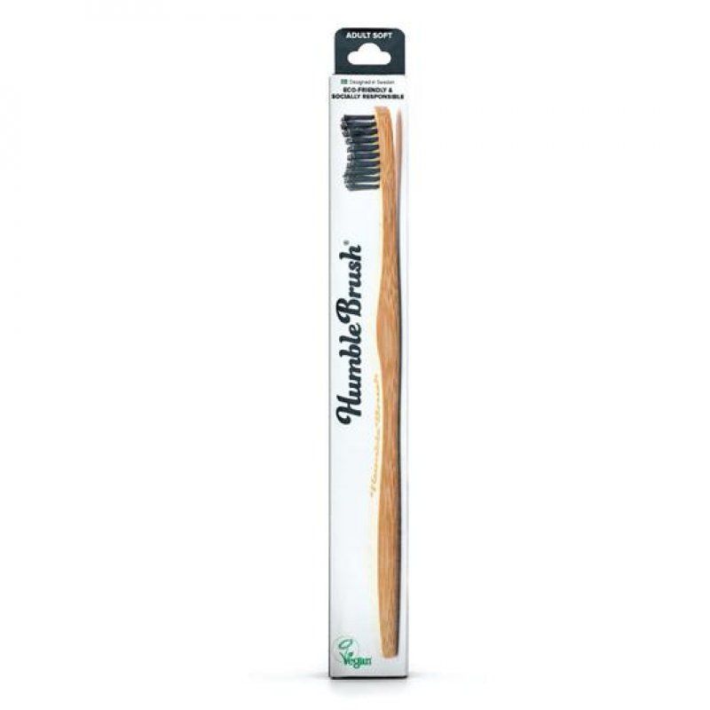 The Humble Co. 16461 toothbrush Black, Wood Adult