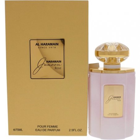 Al Haramain Junoon Rose Eau De Parfum Spray 75ml Gold