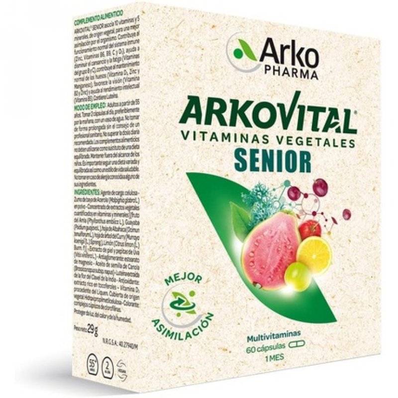 Arkovital Pura Energia 50 60 Capsules