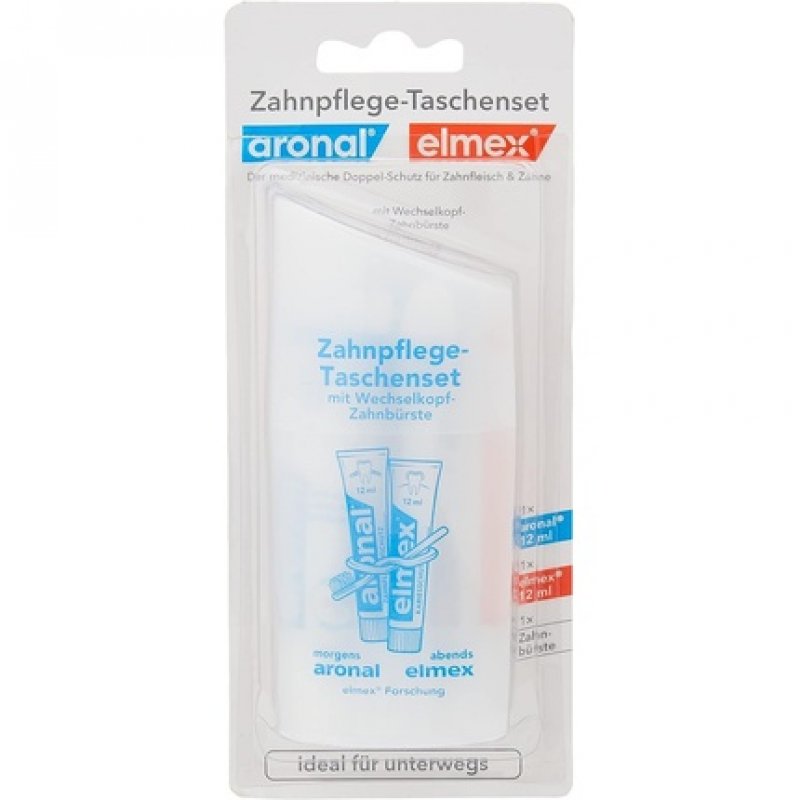 Aronal and Elmex Dental Care Travel Set 2x12ml