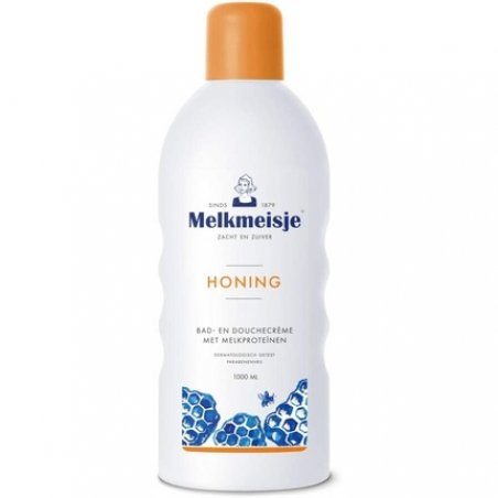 Melkmeisje Bath & Shower Cream Honey 1 Litre