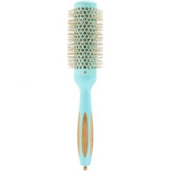 T4B Ilu BambooM Styling Detangling Eco Friendly Natural Bamboo Round Volume Color Hairbrush for Professional