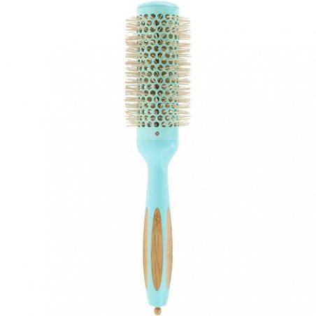T4B Ilu BambooM Styling Detangling Eco Friendly Natural Bamboo Round Volume Color Hairbrush for Professional