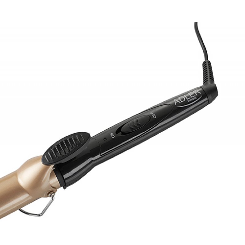 Adler AD 2112 Conical Curling Iron for Large, Thick Curls and Waves 32mm with High-Quality Ceramic Coating and