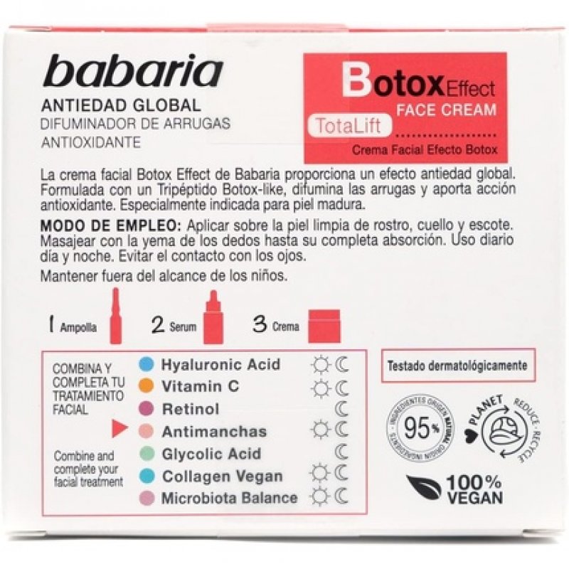 BABARIA Botox Effect Facial Cream 50ml