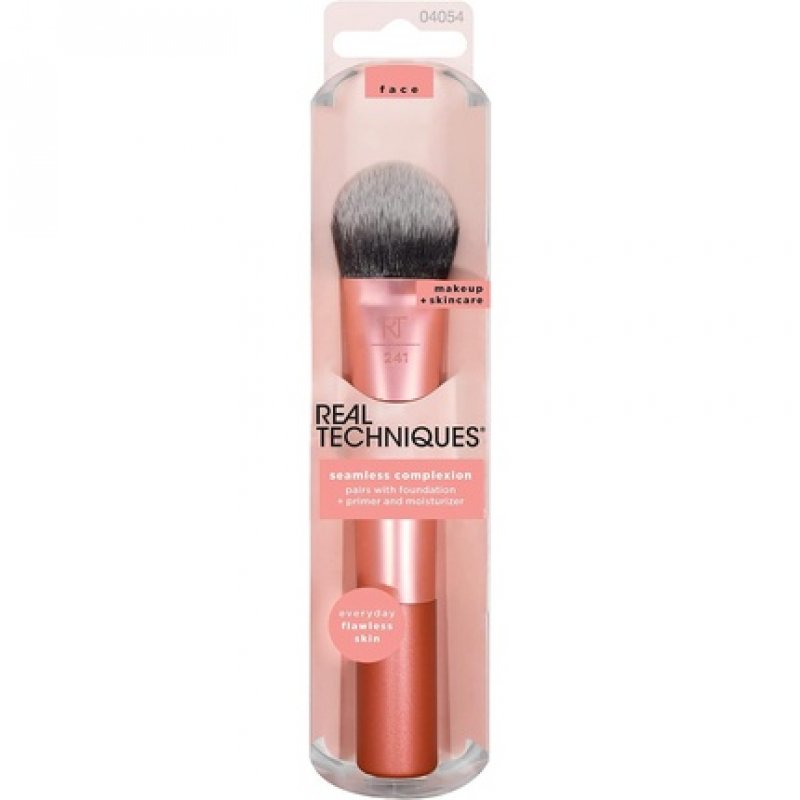 REAL TECHNIQUES Seamless Complexion Makeup Brush for Liquid and Cream Foundations and Brightening Concealer Makeup Brush