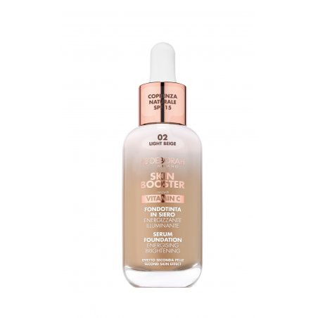 Deborah Milano Skin Booster Foundation Serum SPF 15 Light Beige with Vitamin C Natural Effect 30ml