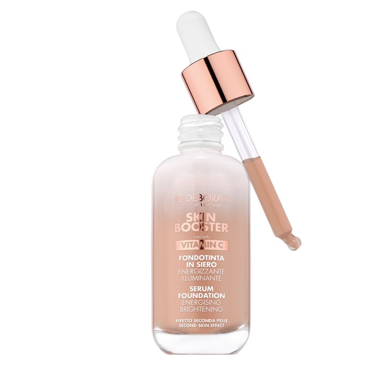 Deborah Milano Skin Booster Foundation Serum SPF 15 Light Beige with Vitamin C Natural Effect 30ml