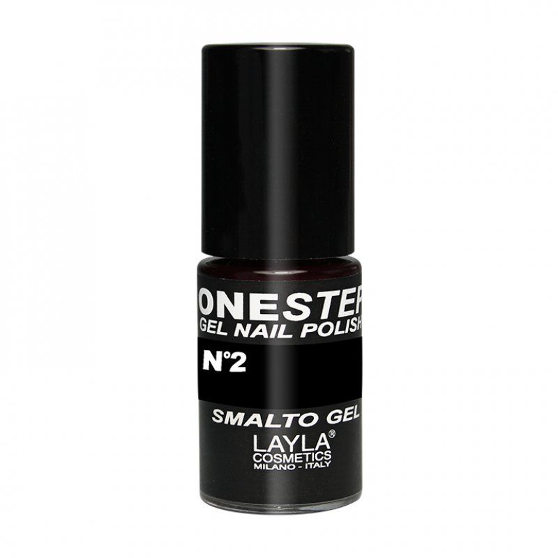 Layla Cosmetics One Step vernis à ongles 5 ml Noir