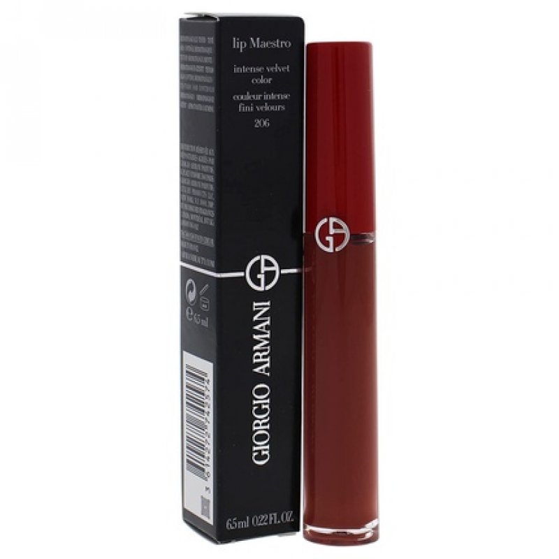 Giorgio Armani Lip Maestro Intense Velvet Color 206 Cedar Women Lipstick 0.22oz